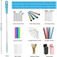 thumbnail image 4 of Bottle Cleaning Brush Set,Happon 8 Pack Long Handle Bottle Cleaner for Washing Narrow Neck Beer Bottles, Wine Decanter, Narrow Cup, Pipes, Sinks, Cup Cover, 4 of 7