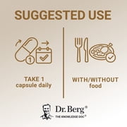 Dr. Berg D3 & K2 Vitamin Supplement - D3 K2 5000 IU , 60 Capsules