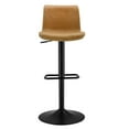 thumbnail image 6 of New Pacific Direct Jayden 31.5" PU Leather Bar Stool in Brown/Black (Set of 2), 6 of 6