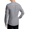 thumbnail image 6 of Hippie Beach Men's Cotton Linen Long Sleeve Casual T-Shirt, 6 of 9