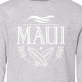 thumbnail image 4 of Inktastic Maui Hawaii Surfing Long Sleeve Youth T-Shirt, 4 of 5