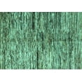 thumbnail image 1 of Ahgly Company Indoor Rectangle Oriental Turquoise Blue Modern Area Rugs, 8' x 12', 1 of 4