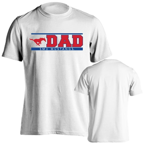 Southern Methodist University Mustangs Dad Proud Parent Short Sleeve T-Shirt