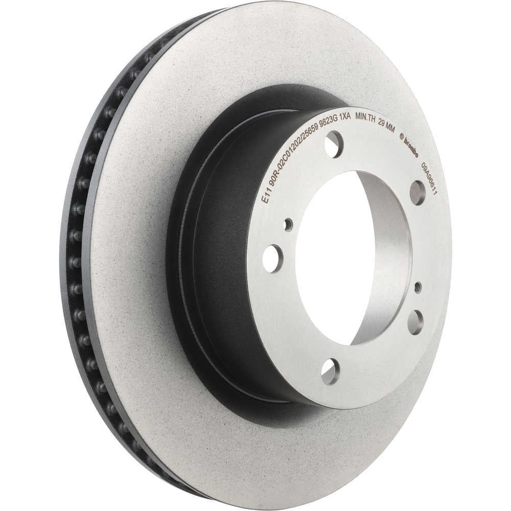Brembo 09.A966.11 BRAKE ROTORS Fits select: 2013-2014 LEXUS LX 570, 2013-2014 TOYOTA LAND CRUISER