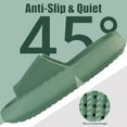 thumbnail image 3 of Cloud Slippers for Women and Men, Massage Shower Bathroom Non-Slip Quick Drying Open Toe Super Soft Comfy Thick Sole Home House Cloud Cushion Slide Sandals for Indoor & Outdoor Platform Shoes, 3 of 13