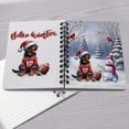 thumbnail image 4 of Hello Winter Rottweiler Football Snowman Welcome Snowy Morning Spiral Bound Journal Rottie Dog Lover Gifts Idea 5x7in Spiral Notebook - 01012, 4 of 5