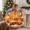 thumbnail image 4 of JHRGJIO Christmas Snow Ornaments, Holiday Decoration Accent, Winter Home Display for Tree Mantel Tabletop Christmas Decorations Winter Decor Sparkle Glitter, 4 of 7