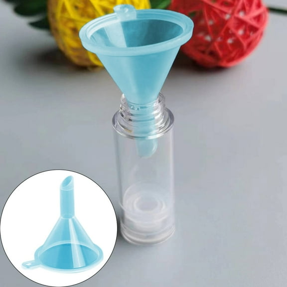 ZOURIH Mini Funnel 1-Pack for Lab Bottles, Perfume, Spice, Powder, Essential Oil, Recreational, Kitchen Food Grade Small Plastic