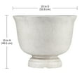 thumbnail image 5 of Better Homes & Gardens 20 inch Carmen Urn Planter, Gypsum with Modern Design for Indoor Outdoor Plant, 5 of 7