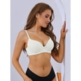 thumbnail image 5 of DARING DIVA Women's Push-Up Minimizers Adjustable Straps Underwired Bra White 36 C, 5 of 6