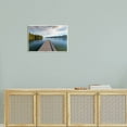 thumbnail image 2 of Soothing Lake Dock Mountains Landscape Photograph Unframed Art Print Wall Art, 2 of 6