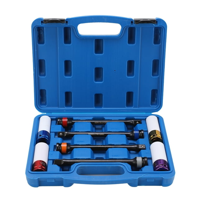 Pneumatic Tool,8Pcs Torsion Stick Set Torsion Socket Set Torsion Stick Set High-Intensity Output