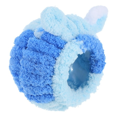 LITINKIMI Bunny Bedding for Rabbits Small Animal Bed Hideout Blue Cotton Plush 1 Pcs