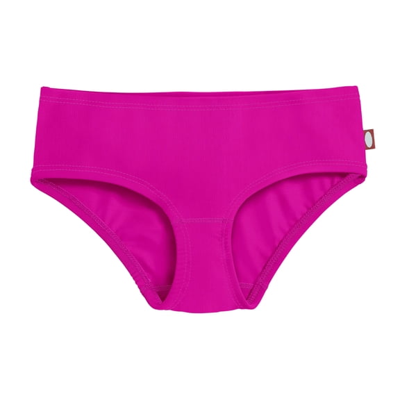 Girls Recycled Nylon UPF 50  Swim Brief | Hot Pink