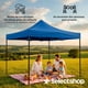 thumbnail image 4 of SELECTSHOP Carpa Toldo 3x3M Reforzado Plegable Impermeable Facil Armado Y Transporte para Jard&iacute;n Casa Exterior Uso Rudo Acero Lona (Blanco), 4 of 9