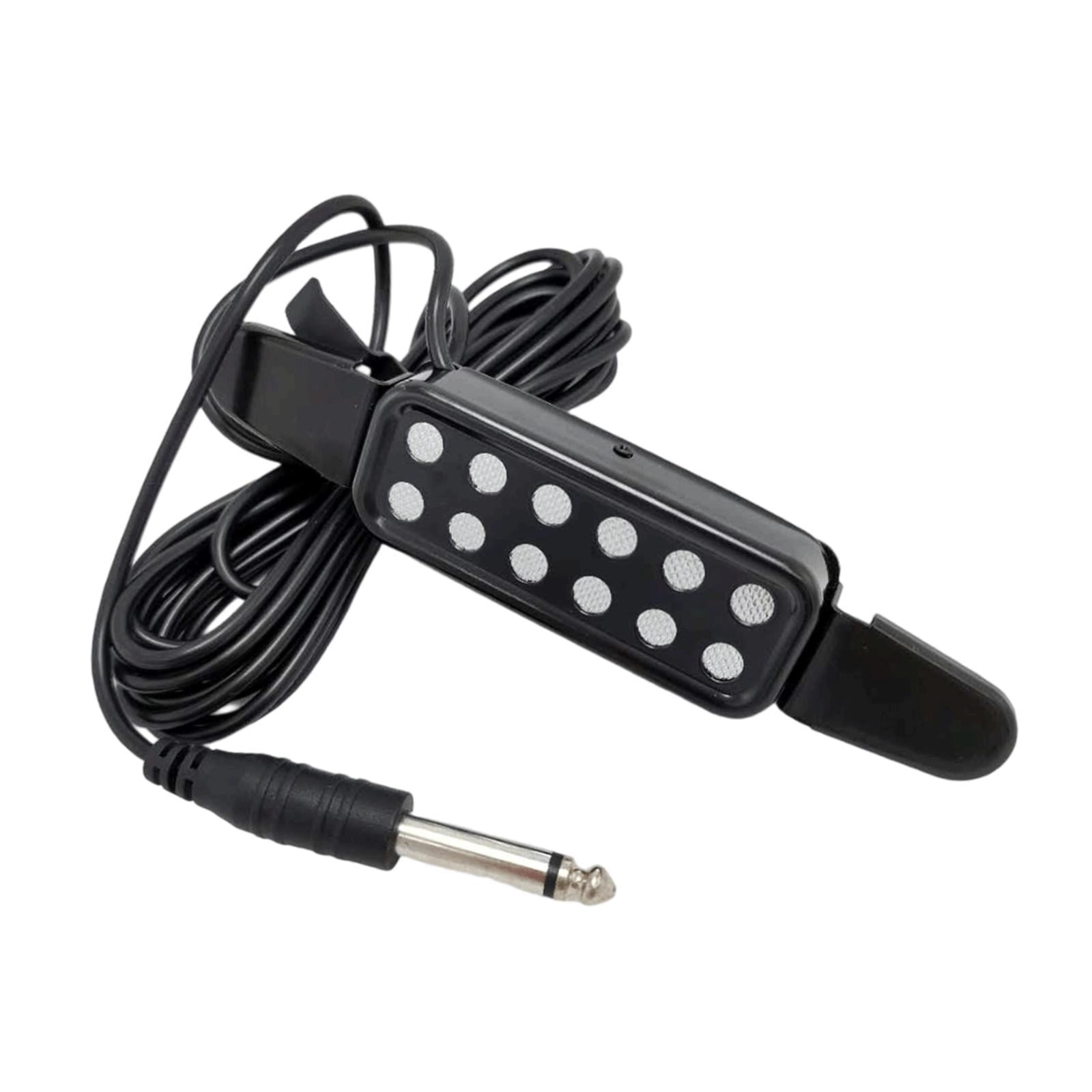 Soundhole Guitar Pickup Electric Transducer Durable Metal for Player Amplifying on Stage Acoustic Guitar