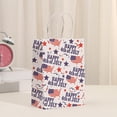 thumbnail image 4 of Uklsqma Independence Day Gift Bags | 12 Pack Red White Blue Kraft Paper Tote Bags | Durable Twisted Rope Handles | Large Capacity Square Bottom | Fourth of July Party Favor Bags | Gift Packaging Sho, 4 of 6