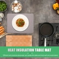 thumbnail image 2 of MIANGASTORE 1pc Simple Heat Insulation Place Mat Practical Home Table Protection Pad, 2 of 8