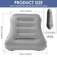 thumbnail image 2 of Inflatable Lumbar Pillow Ergonomic Inflatable Back Support Lightweight Lumbar Support Pillow for Home Office Car Traveling, 2 of 11