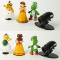 thumbnail image 2 of Juego de 12 Uds. De muñecos de dibujos animados de Super Mario Brothers Kuigi Yoshi, títeres, juguetes de modelos coleccionables, decoración para hornear en el coche, regalos para niños zhangmengya LED, 2 of 2