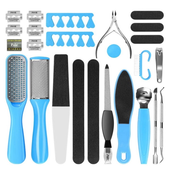 Set de suministros de herramientas de uñas para manicura profesional, exfoliante para pies, callos, cutículas Ormromra CPB-US-YYM138-3