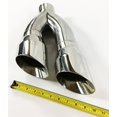 thumbnail image 4 of Embout d'Échappement 3,00 Pouces Entrée 4,00 Pouces Sortie 16,00 Pouces long Angle Double Incliné Acier Inoxydable WDWD304016-300-SS Embout d'Échappement Wesdon, 4 of 4