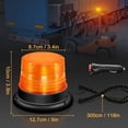 thumbnail image 4 of Luz estroboscópica LED Dinfu E3-L Amber Warning 10 W 10-80 V, 4 of 8