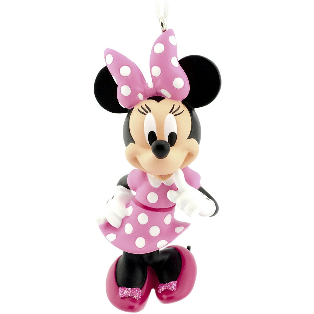 Hallmark Minnie Mouse Pink Bowtique Christmas Ornament