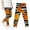 01#Pumpkin Stripe, variant on GERsome Girls Leggings Size 3-8 Years Many Colors(Size 4-5 Years)