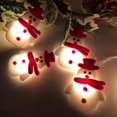 thumbnail image 4 of Holiday Ornaments Led Christmas Snowman Strings Christmas Tree Holiday Party Decoration Lantern, 4 of 5