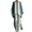 Multicolour, variant on Jane Wardrobe Women 2 Piece Vacation Outfits, Gradient Striped Batwing Sleeve Irregular Top & High Slit Wide Leg Pants, Linen Texture Bohemian Pant Suit S-XXXL Plus Size Friendly
