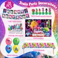 thumbnail image 3 of Birthday Party Supplies, 28 Psc Party Decorations Set - Tablecloth Banner Cake Decorations and Birthday Balloon Backdrop for Kids Theme Birthday Party, 3 of 7