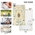 thumbnail image 6 of Yayeee 100% Cotton Hand Towels for Bathroom 16" x 28" Soft Absorbent Kitchen Towel, Floral Birds Pattern, 6 of 7