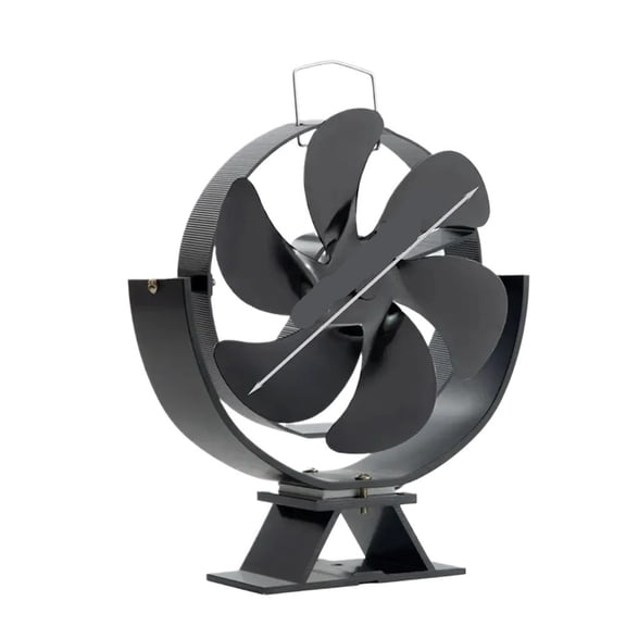 Rotating Stove Fan Heat Powered Fireplace Fan Log Wood Burner Quiet Fireplace Fan Home Winter