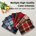 thumbnail image 5 of COOPLUS 3-Pack Winter Scarves for Adults, Soft Plaid Pattern Cozy Warm Shawl Wrap, Unisex Fashion Scarf for Men and Women, 5 of 6