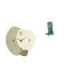 thumbnail image 1 of Reloj de pared,Reloj de pared silencioso Reloj de pared nórdico Decoración del hogar,Estatua de la Isla de Pascua,Estatua de la Isla de Pascua,cabeza de moai,decoración,Escultura de figura, 1 of 8