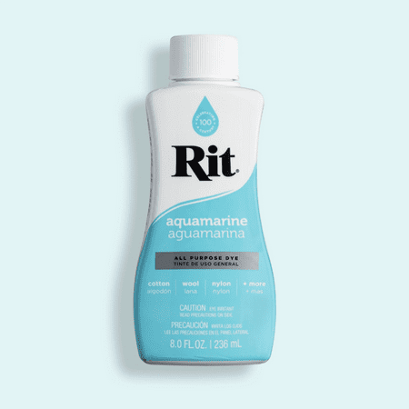 Rit All Purpose Liquid Dye, Aquamarine, 8 Fl. Oz