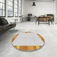 thumbnail image 4 of Ahgly Company Machine Washable Indoor Rectangle Transitional Bronze Brown Area Rugs, 5' x 7', 4 of 7
