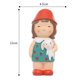 thumbnail image 2 of Figuras de niña de sombrero rojo en miniatura de resina pintadas a mano, adorno para jardín, casa de muñecas F, 2 of 9