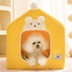 thumbnail image 3 of Foldable Dog House Kennel Bed Mat For Small Medium Dogs Cats Winter Warm Cat Bed Nest Pet Products Basket Pets Puppy Cave Sofa ShopWise Round, 3 of 24