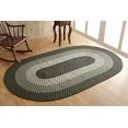 thumbnail image 2 of Better Trends BRAL58HU Alpine Braided Rug, Hunter - 5 in., 2 of 10