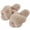 Camel, variant on Litfun Women's Fuzzy Slippers Open Toe Cross Band Slippers Memory Foam House Slippers for Women, Camel