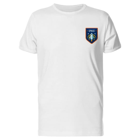 Space Ship In A Shield Tee Men's -Image by Shutterstock