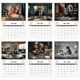 thumbnail image 3 of 2026 Corporate Cats Wall Calendar Monthly Planner Featuring Professional Cat Illustrations Humorous Artwork For Office Or Home Organization, 3 of 9