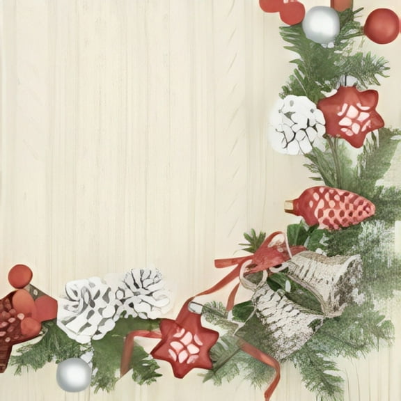 Keep Unique Christmas Decorative Printed Paper Napkins For Decoupage, Assorted Color, 20/Pack