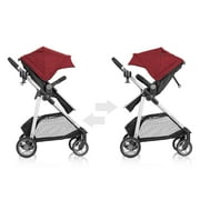 Evenflo Omni Plus Travel System with LiteMax Infant Car Seat, Hyperion Red