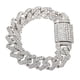 thumbnail image 2 of Gentleman Bangle with Key Lock Design for Men in Silver Color One Size Fits All, 2 of 3