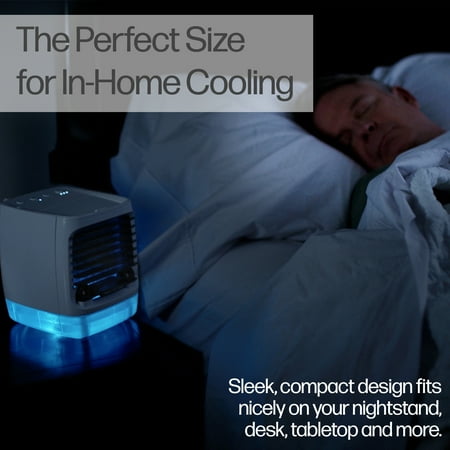 Arctic Air Chill Zone Evaporative Air Cooler, Portable Cooler with 4 Fan Speeds, LED Night Light
