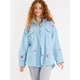 thumbnail image 4 of Chaqueta vaquera elegante de Color dulce para mujer, ropa de calle de manga larga con solapa a la moda de un solo pecho, cárdigan con bolsillo, abrigo holgado para mujer, 4 of 4
