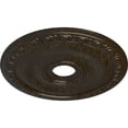 thumbnail image 3 of Ekena Millwork 20"OD x 3 5/8"ID x 1"P Jackson Ceiling Medallion (Fits Canopies up to 5 1/8"), Hand-Painted Stone Hearth Crackle, 3 of 8
